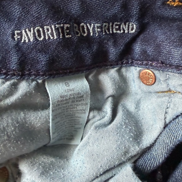 American Eagle Outfitters Dark Blue Straight Leg Jeans - Picture 4 of 4